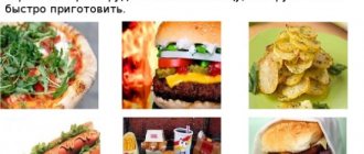 Fast food. What is it, photos, products 