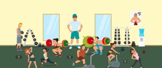What does a fitness club look like from the photo before purchasing a subscription?