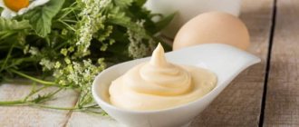 Mayonnaise: calorie content, protein, fat, carbohydrate content