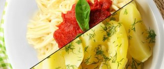 Pasta or potatoes: which is less harmful to health?