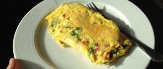 Steamed omelette is a great option for breakfast