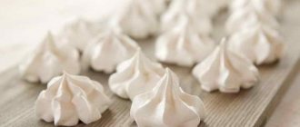 how many calories are in meringue 100 grams