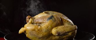 How many calories are in boiled chicken, nutritional value, BJU of dietary meat