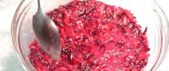 Beetroot and carrot mixture is ready