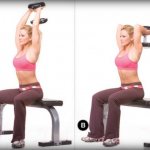 Triceps exercises for girls in the gym. Mass-effective training program 