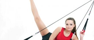 Exercises with an expander for women for the abs, triceps, buttocks, back, arms, figure eight, skier at home