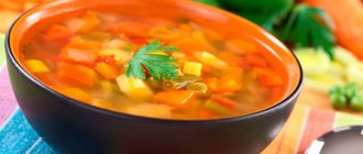 Вегетарианские супы рецепты при диете 5